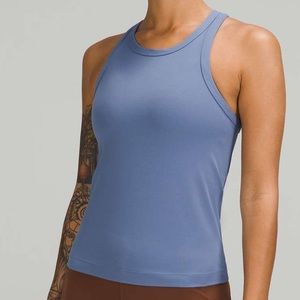 lululemon Align Waist-Length Racerback Tank Top in Water Drop Size 6